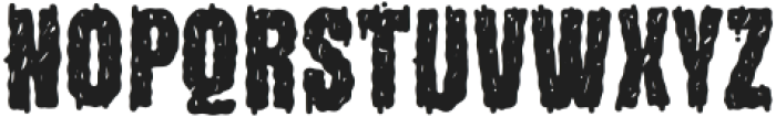 Ghost Ticket Distressed otf (400) Font LOWERCASE