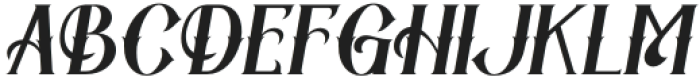 GhostTheater-Italic otf (400) Font LOWERCASE