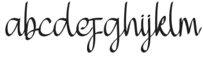 Ghostarica Regular otf (400) Font LOWERCASE