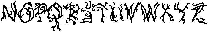Ghostglow Regular otf (400) Font UPPERCASE