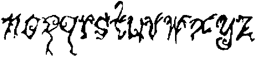 Ghostglow Regular otf (400) Font LOWERCASE