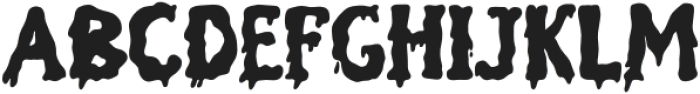 Ghosties Sans Font Regular otf (400) Font UPPERCASE