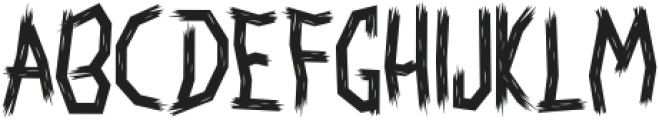 Ghostly Guffaws Broken otf (400) Font UPPERCASE