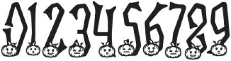 Ghostly Guffaws Pumpkin otf (400) Font OTHER CHARS