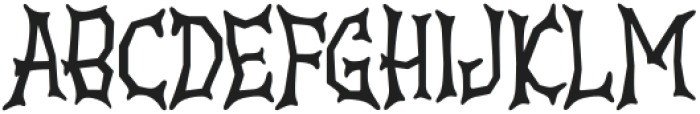 Ghostly Guffaws Regular otf (400) Font UPPERCASE