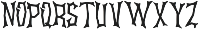 Ghostly Guffaws Regular otf (400) Font UPPERCASE