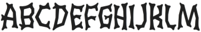 Ghostly Guffaws Regular otf (400) Font LOWERCASE