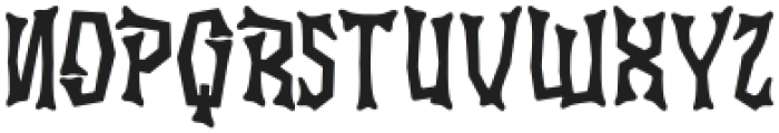 Ghostly Guffaws Regular otf (400) Font LOWERCASE