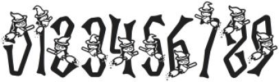 Ghostly Guffaws Witch otf (400) Font OTHER CHARS