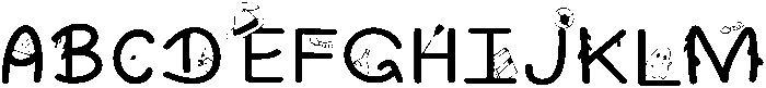 Ghostly Regular otf (400) Font UPPERCASE