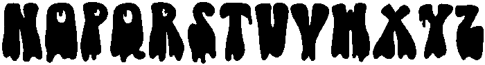 Ghostly Regular otf (400) Font LOWERCASE