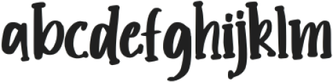 Ghostly otf (400) Font LOWERCASE