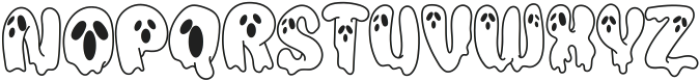 Ghosty Line ttf (400) Font UPPERCASE