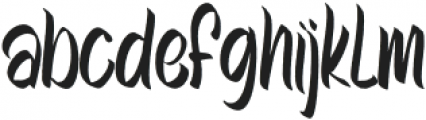 Ghothic Ink otf (400) Font LOWERCASE