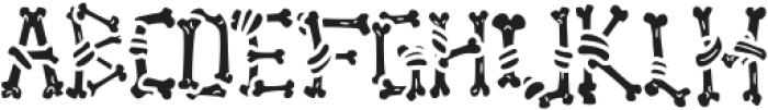 Ghoul Bone Regular ttf (400) Font LOWERCASE