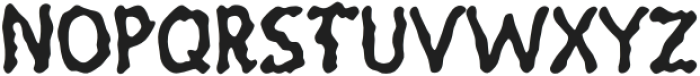 Ghoul Stain Regular otf (400) Font UPPERCASE