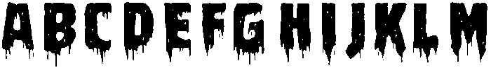 Ghoul otf (400) Font UPPERCASE