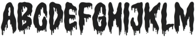 Ghoulies Blood otf (400) Font LOWERCASE