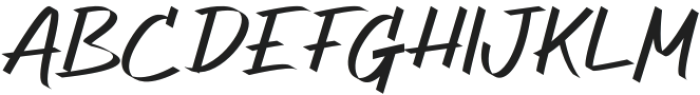 Ghubly Regular otf (400) Font UPPERCASE