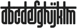 Ghutamila Regular otf (400) Font LOWERCASE