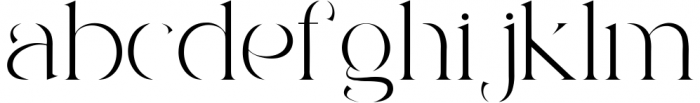 Ghaden Font LOWERCASE