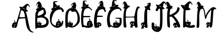 Ghostly Halloween Font Font UPPERCASE