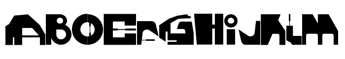GHEROTYPE REGULAR Font UPPERCASE