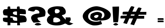 GHOSTWORDS-Regular Font OTHER CHARS