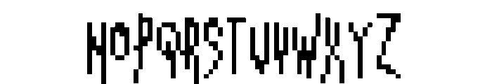 GhastlyPixe Font UPPERCASE