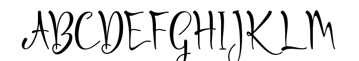 Ghilby-PERSONAL USE Font UPPERCASE