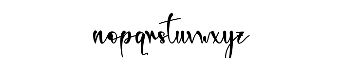 Ghilby-PERSONAL USE Font LOWERCASE