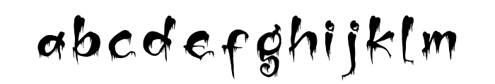 Ghost Activity Blood Font LOWERCASE