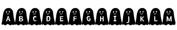 Ghost Bois Friendly Solid Font UPPERCASE