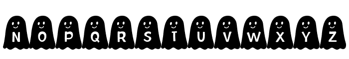 Ghost Bois Friendly Solid Font UPPERCASE