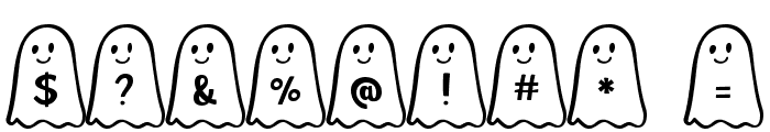 Ghost Bois Friendly Font OTHER CHARS