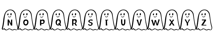 Ghost Bois Friendly Font LOWERCASE