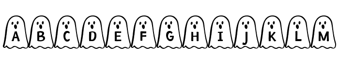 Ghost Bois Spooky FONT