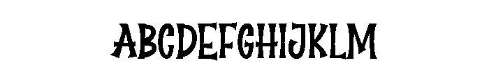 Ghost Festival1 Font UPPERCASE