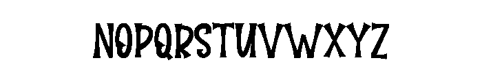 Ghost Festival1 Font UPPERCASE