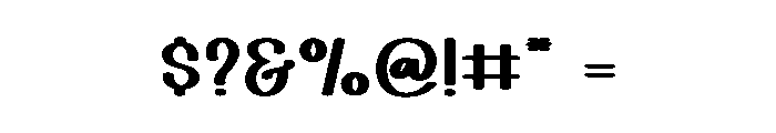 Ghost Festival2 Font OTHER CHARS