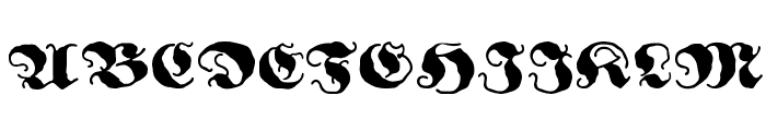 Ghost Gothic Font UPPERCASE