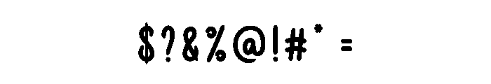 Ghost Halloween Font OTHER CHARS