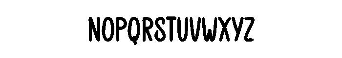 Ghost Halloween Font LOWERCASE
