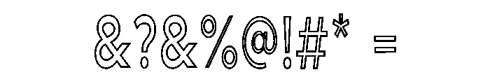 Ghost Jumping Font OTHER CHARS