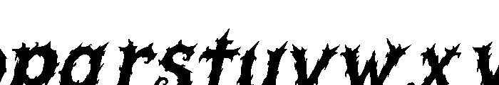 Ghost Ritual Font LOWERCASE