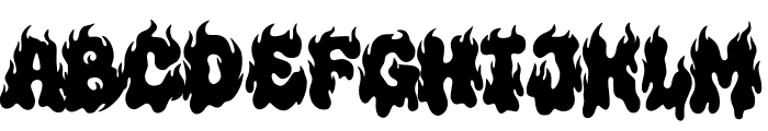 Ghost Terror Regular Font UPPERCASE