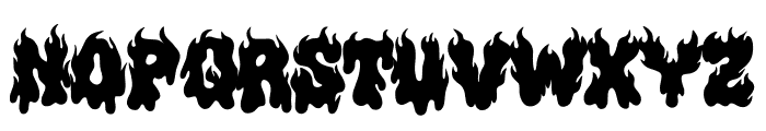 Ghost Terror Regular Font UPPERCASE