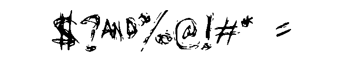 GhostChase Font OTHER CHARS