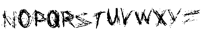 GhostChase Font UPPERCASE