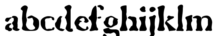 GhostTown Black Font LOWERCASE